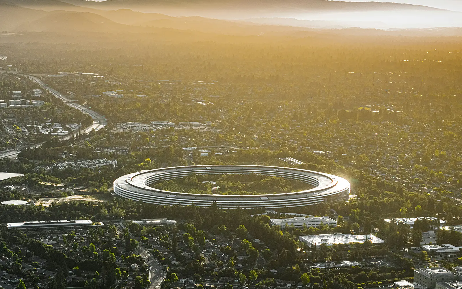 A photo of Apple Park in Silicon Valley — part of FAANG — a common market for EB-5 investment.
